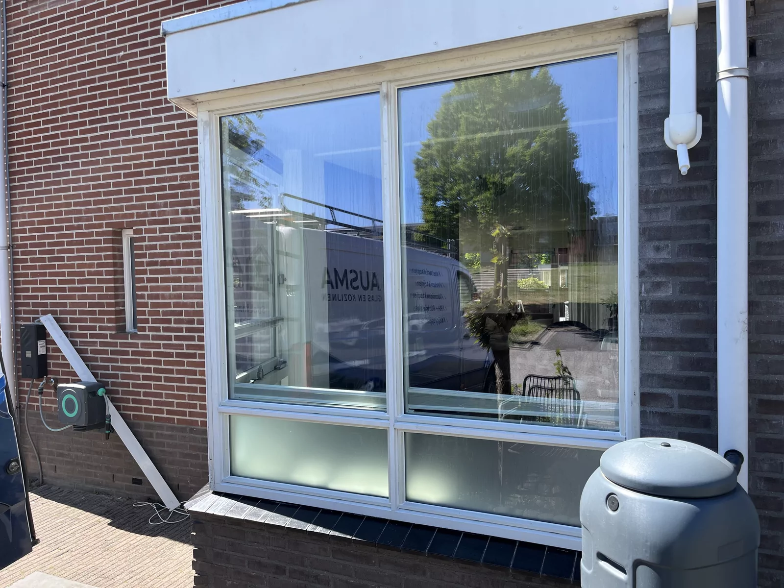 HR++ glas geplaatst in de voorgevel van een woning